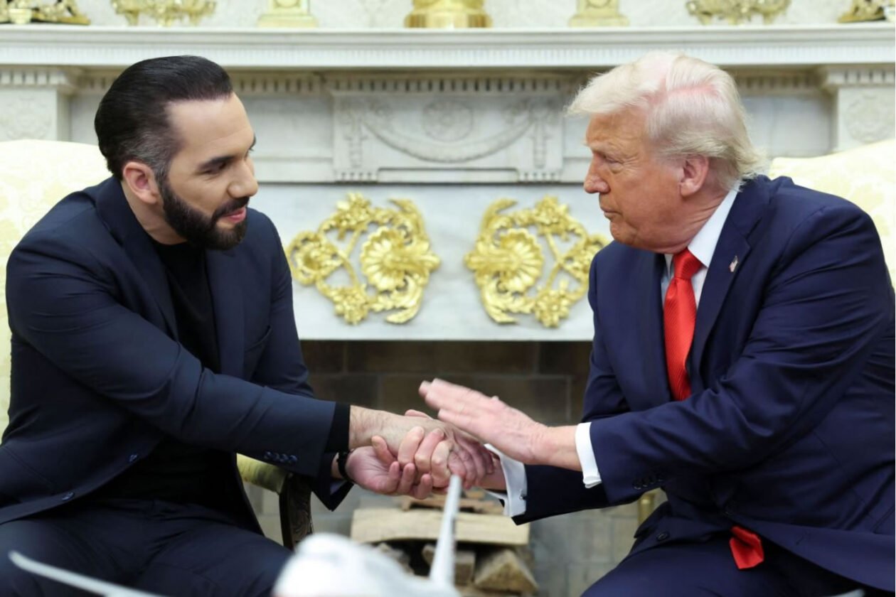 Donald Trump recebe Nayib Bukele e sela aliança drástica sobre imigração na Casa Branca