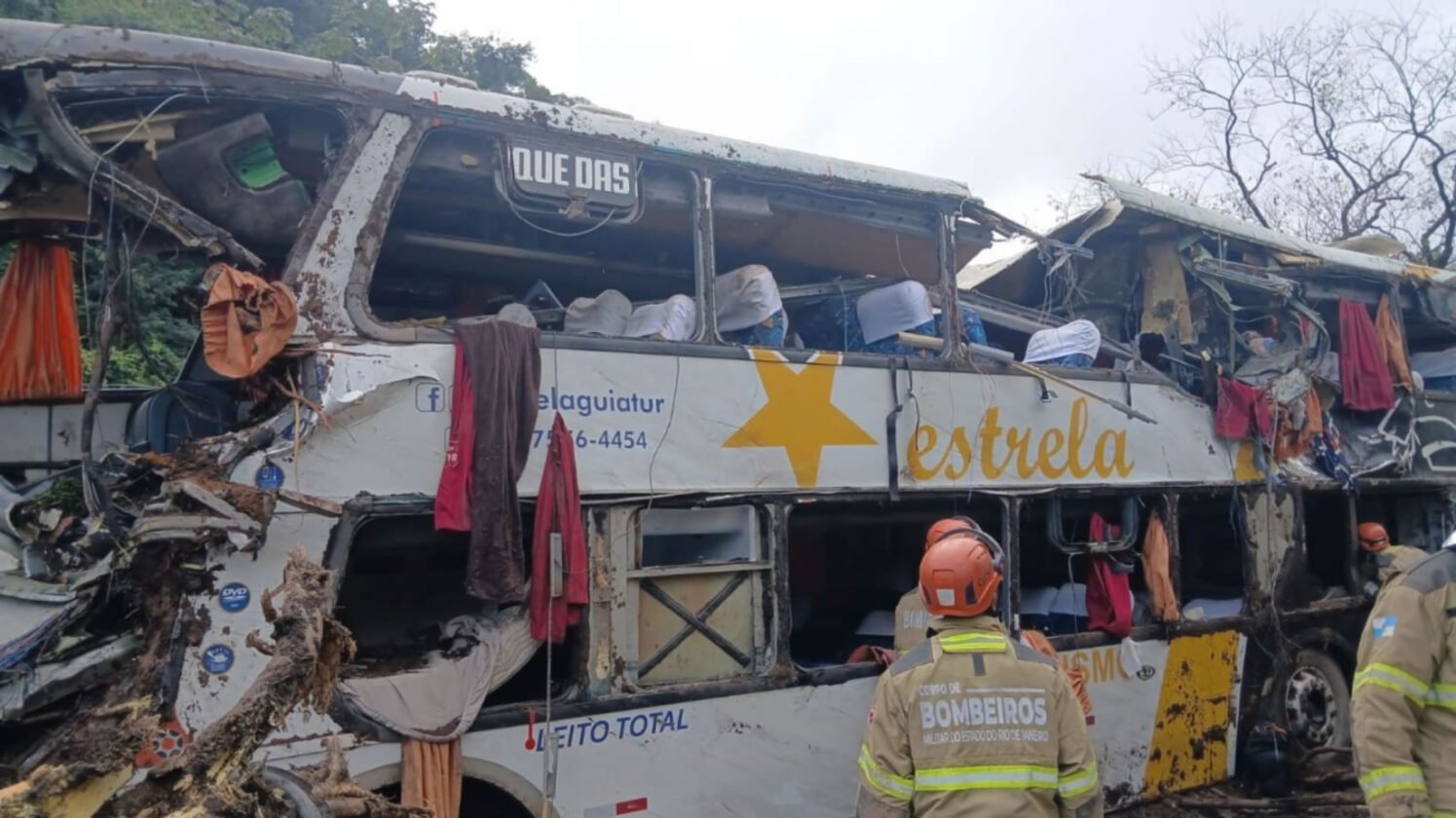 Clandestino e sem autorização: o detalhe alarmante sobre o ônibus do acidente no RJ