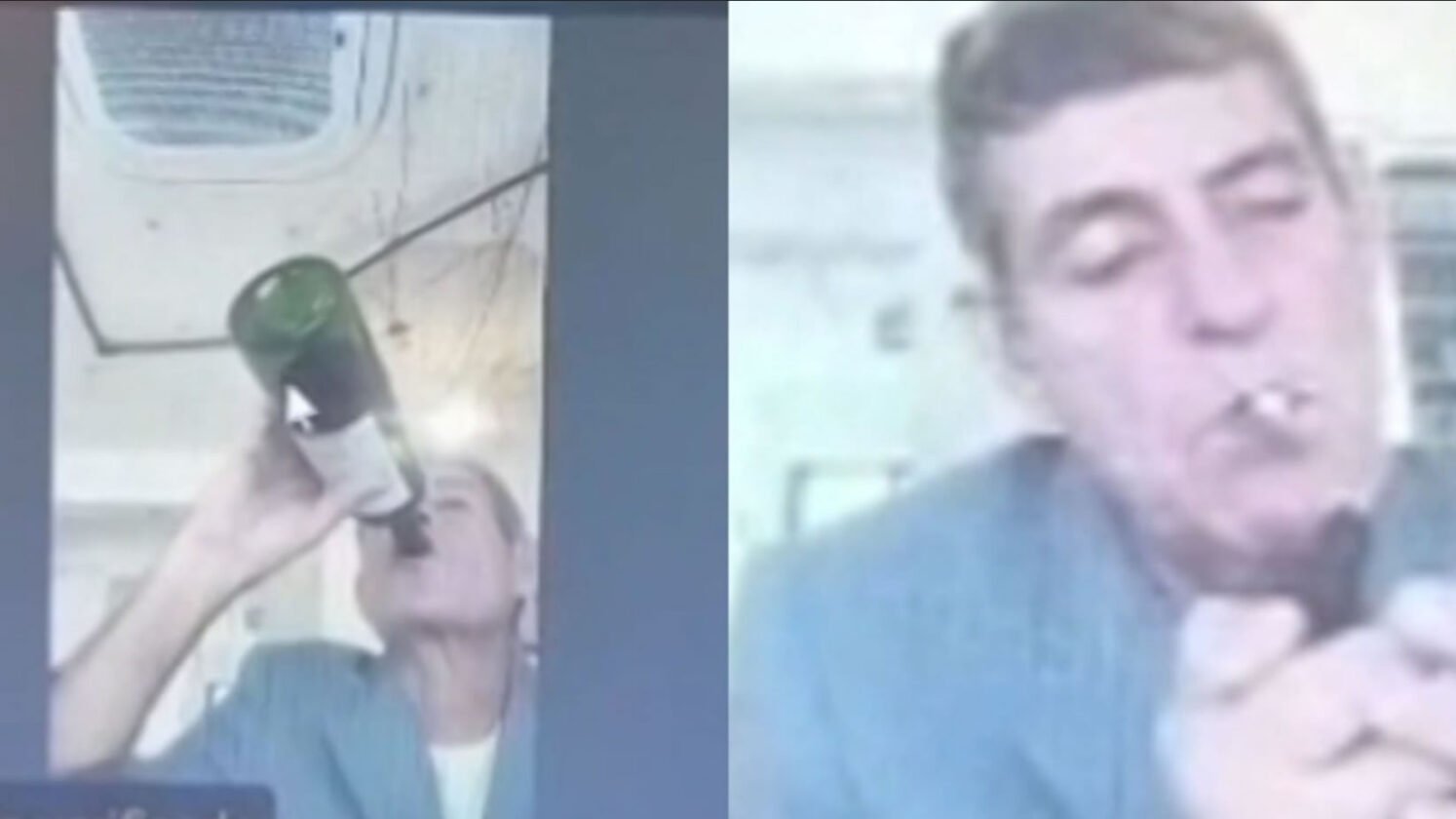 Juiz causa choque ao virar garrafa de vinho e usar maçarico durante julgamento Juiz causa choque ao virar garrafa de vinho e usar maçarico durante julgamento