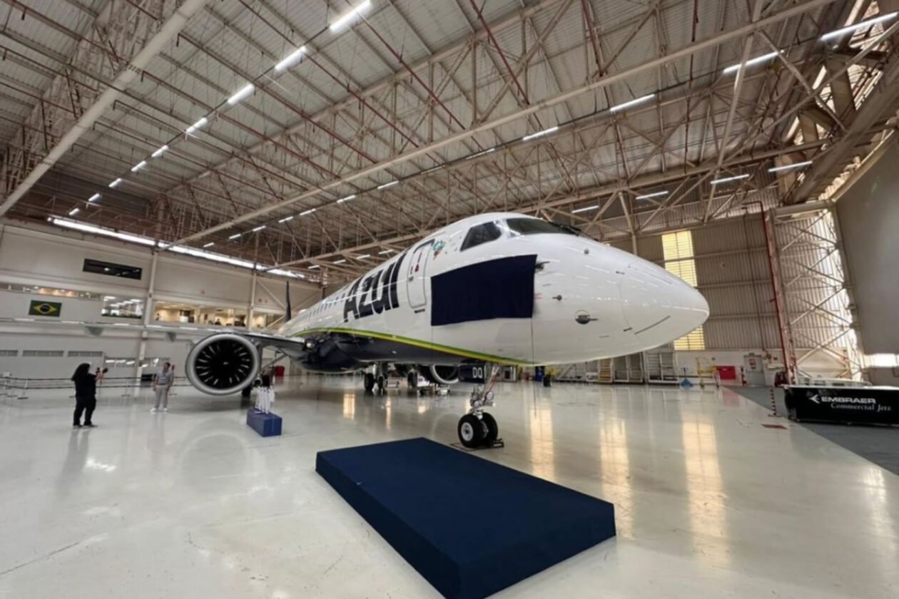 O feito da Embraer em SP que já transportou quase metade da população mundial O feito da Embraer em SP que já transportou quase metade da população mundial